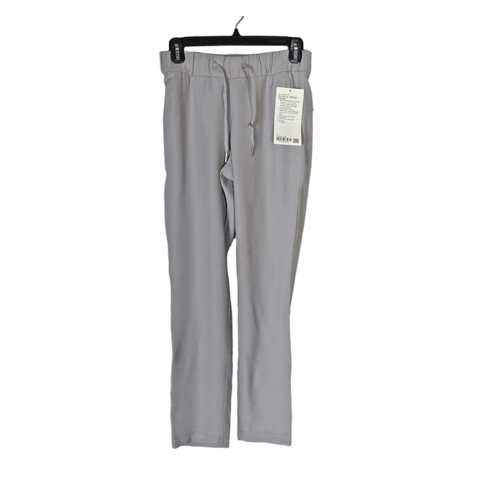 Lululemon New On The Fly 7/8 Pant (Woven) Silverscreen Mid-rise - Picture 3 of 12